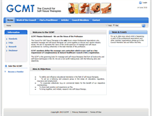 Tablet Screenshot of gcmt.org.uk